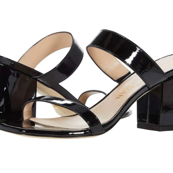 Stuart Weitzman Olive 72 croc leather slide - Picture 2 of 8